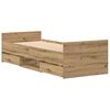 vidaXL Cadre de lit Ch&ecirc;ne artisanal 193 x 78 x 50 cm Bois d'ing&eacute;nierie