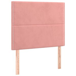 vidaXL T&ecirc;te de lit Rose 80x5x118/128 cm Velours