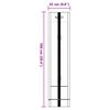 vidaXL Sacs de sable 10 pcs Vert fonc&eacute; 100 x 25 cm HDPE