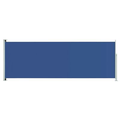 vidaXL Auvent latéral rétractable de patio 220x600 cm Bleu