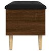 vidaXL Banc de rangement ch&ecirc;ne marron 82x42x46 cm bois d'ing&eacute;nierie