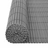 vidaXL Cl&ocirc;ture de jardin Double face PVC 90 x 500 cm Gris