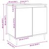 vidaXL Armoire de salle de bain ch&ecirc;ne artisanal 58x33x60 cm