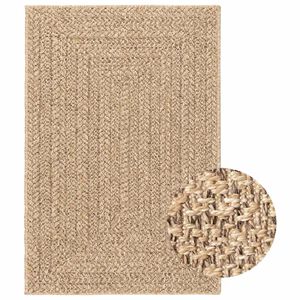 vidaXL Tapis 120x170 cm aspect jute int&eacute;rieur et ext&eacute;rieur