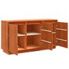 vidaXL Buffet Ch&ecirc;ne brun 111 x 34 x 60 cm Pin massif
