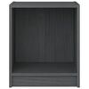 vidaXL Tables de chevet 2 pcs Gris 35,5x33,5x41,5cm Bois de pin massif