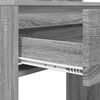 vidaXL Tables de maquillage pour chambre avec tiroir Gris Sonoma