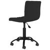 vidaXL Chaises pivotantes &agrave; manger lot de 2 Noir Velours