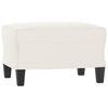 vidaXL Canap&eacute; 3 places avec repose-pieds Beige 180 cm Tissu microfibre
