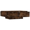 vidaXL Table basse Ch&ecirc;ne fum&eacute; 90x60x31 cm Bois d'ing&eacute;nierie