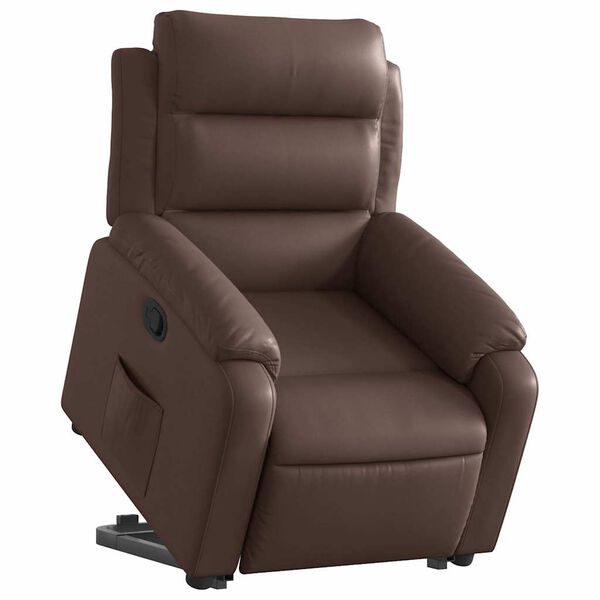 vidaXL Fauteuil inclinable marron similicuir