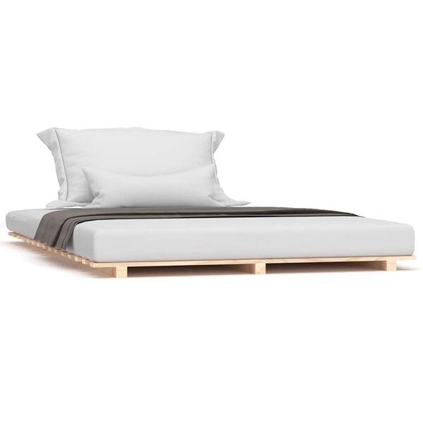 vidaXL Cadre de lit sans matelas 150x200 cm bois de pin massif