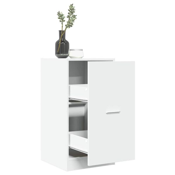 vidaXL Armoire d'apothicaire blanc 40x41x77,5 cm bois d'ing&eacute;nierie