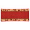vidaXL Tapis de couloir Support de gel Rouge 67x120 cm
