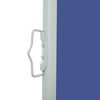 vidaXL Auvent lat&eacute;ral r&eacute;tractable de patio 100x500 cm Bleu