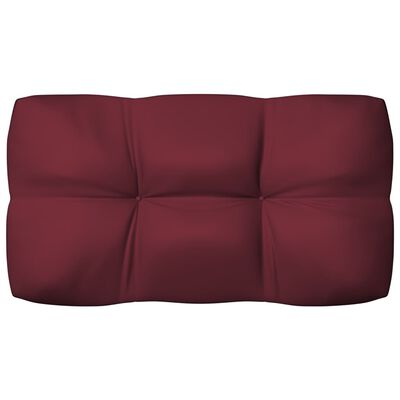 vidaXL Coussins de canapé palette 5 pcs Rouge bordeaux