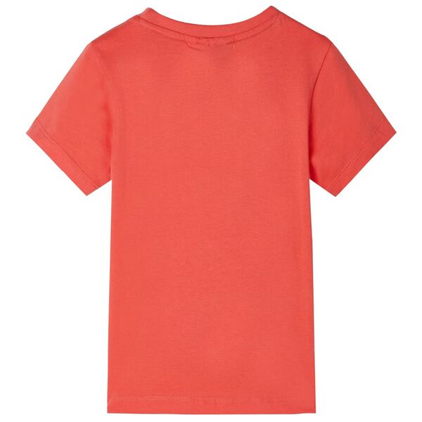 T-shirt pour enfants rouge clair 140