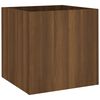 vidaXL Jardini&egrave;re Ch&ecirc;ne marron 40x40x40 cm Bois d'ing&eacute;nierie