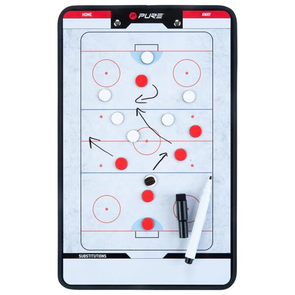 Pure2Improve Tableau d&rsquo;entra&icirc;neur Hockey sur glace 35x22 cm P2I100640