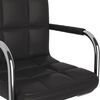 vidaXL Chaise de salle &agrave; manger Noir Similicuir