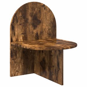 vidaXL Table de chevet Ch&ecirc;ne Fum&eacute; 48 x 49 x 65 cm Bois d&rsquo;ing&eacute;nierie