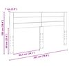 vidaXL T&ecirc;te de lit Ch&ecirc;ne artisanal 200 cm Bois d'ing&eacute;nierie
