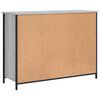 vidaXL Buffet sonoma gris 100x35x75 cm bois d'ing&eacute;nierie