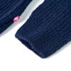 Pull-over tricot&eacute; pour enfants bleu marine 116