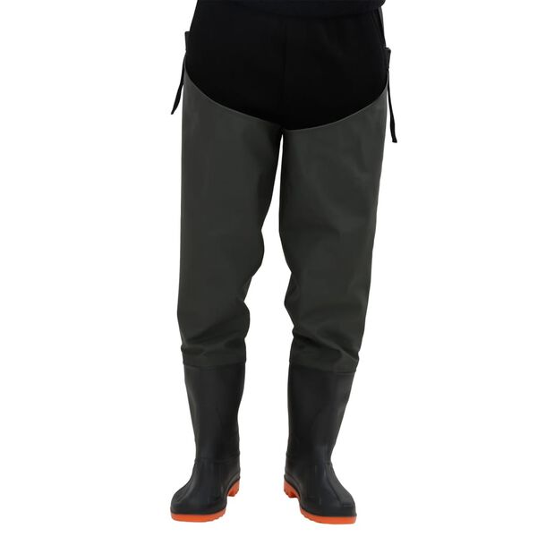vidaXL Cuissardes vert fonc&eacute; taille 41