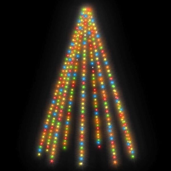 vidaXL Guirlande lumineuse d'arbre de No&euml;l 400 LED color&eacute;es 400 cm