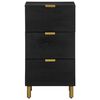 vidaXL Buffet noir 40x33x75 cm bois d'ing&eacute;nierie