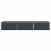 vidaXL Jardini&egrave;re Anthracite 195 x 100 x 45 cm Acier galvanis&eacute;