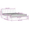vidaXL Lit avec matelas Hanko cr&egrave;me 160x200 cm tissu