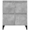 vidaXL Buffets 2 pcs gris béton 60x35x70 cm bois d'ingénierie