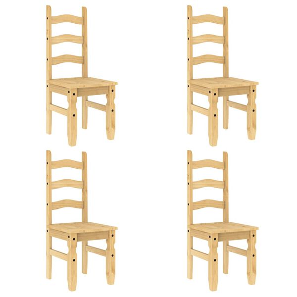 vidaXL Ensemble &agrave; manger Panama 5 pcs bois de pin massif