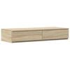vidaXL Tiroirs de lit avec tiroir Ch&ecirc;ne Sonoma 80 x 36,5 x 16,5 cm