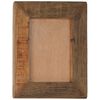 vidaXL Cadres photo 2 pcs 25x30cm Bois de r&eacute;cup&eacute;ration solide et verre