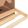 vidaXL Pondoir 3 compartiments 93x40x65 cm bois de pin massif