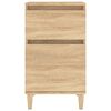 vidaXL Tables de chevet 2 pcs ch&ecirc;ne sonoma 40x35x70 cm