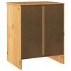 vidaXL Cabinet de chevet avec tiroir Drammen Chêne 45 x 35 x 56 cm