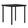 vidaXL Ensemble &agrave; manger de jardin et coussins 5pcs Gris/noir