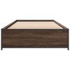 vidaXL Cadre de lit sans matelas chêne marron 75x190 cm