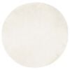 vidaXL Tapis en fausse TAFALLA Blanc &Oslash; 80 cm Polyester