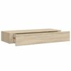 vidaXL &Eacute;tag&egrave;res &agrave; tiroirs murales 2 pcs ch&ecirc;ne 60x23,5x10 cm MDF