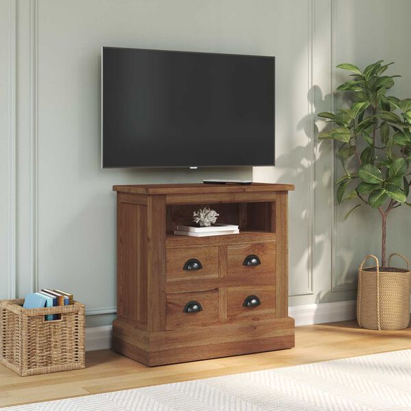 vidaXL Armoire de rangement avec tiroir Naturel 60 x 30 x 60 cm