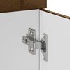 vidaXL Armoire de cuisine Lucca ch&ecirc;ne marron bois ing&eacute;nierie