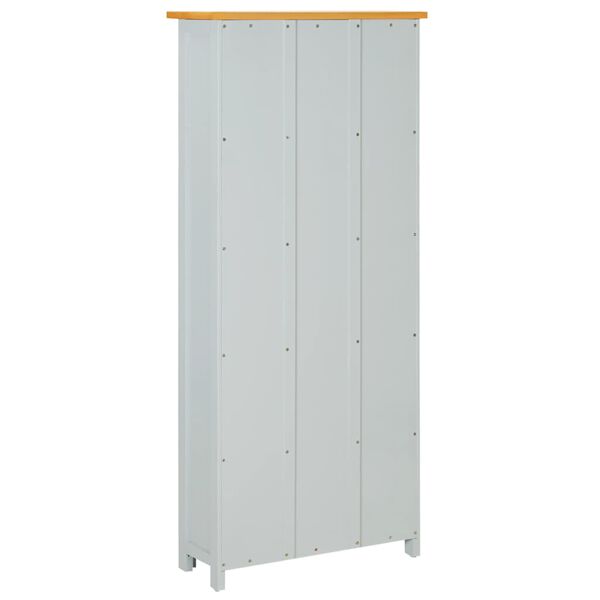 vidaXL Biblioth&egrave;que &agrave; 5 &eacute;tag&egrave;res 60x22,5x140 cm Bois de ch&ecirc;ne massif