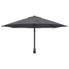vidaXL Parasol de jardin Anthracite et noir 248 x 248 x 148 cm