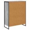 vidaXL Cabinet &agrave; chaussures avec stockage Gris Sonoma 79 x 36 x 100 cm