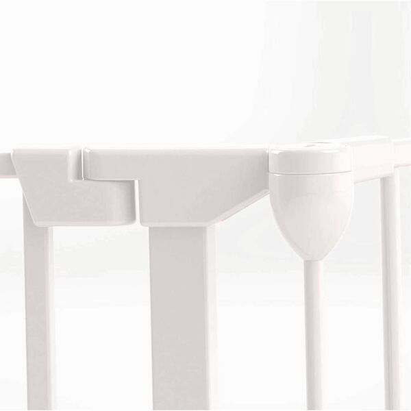 Noma Barri&egrave;re de s&eacute;curit&eacute; &agrave; 3 panneaux Modular M&eacute;tal Blanc 94054